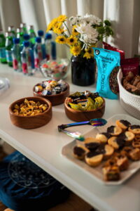Rocky Mountain Mind and Body Group Ketamine Therapy room snack table